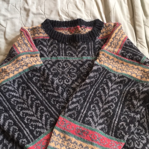 🇳🇴 hand made men's wool sweater